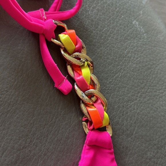 Hot pink Newton beach bunny chained bikini - Picture 5 of 7